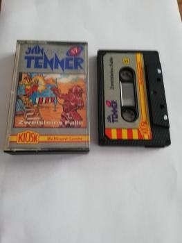 Jan Tenner Folge 17 Zweisteins Falle 4-fach Schwarz geschraubt Schwarz mit Grauen Aufkleber 4.25930 CD Kiosk ( Frontcover beschrieben)